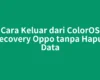 Cara Keluar dari ColorOS Recovery Oppo tanpa Hapus Data