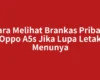 Cara Melihat Brankas Pribadi Oppo A5s Jika Lupa Letak Menunya