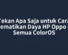 Tekan Apa Saja untuk Cara Mematikan Daya HP Oppo di Semua ColorOS
