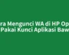 Cara Mengunci WA di HP Oppo A5s Pakai Kunci Aplikasi Bawaan